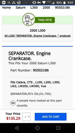 https://www.wholesalegmpartsonline.com/products/Saturn/2000/L300/SEPARATOR-Engine-Crankcase/3119986/90502186.html