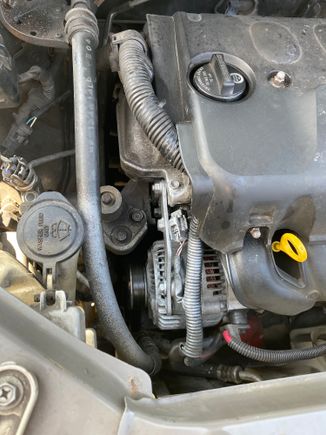 VVT was replaced. I use Anti-size. for the alternator bolts. For some reasons in the Summer time the Alternator will produce only 13.7 Volts. In the winter the Alternator produces 14.1 Volts.