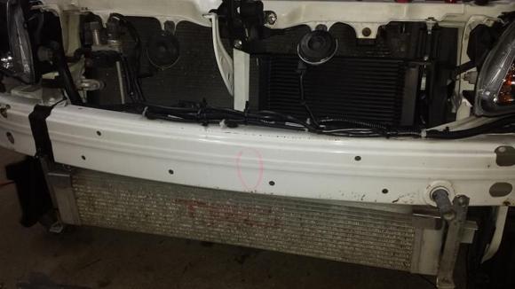 Liquid to air intercooler