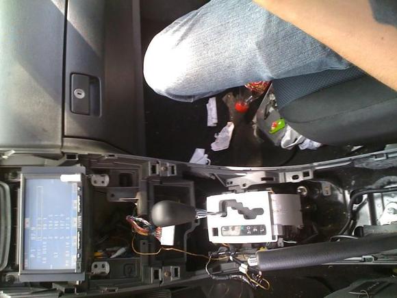 doing the cup holder led wiring