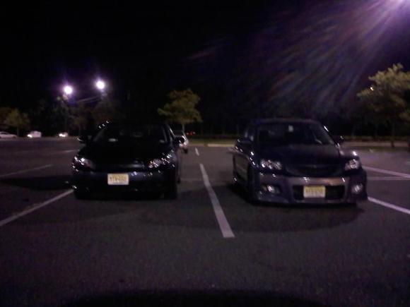 my 09 tc and my sisters 07 mazda 3