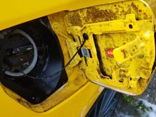 Then I cleaned my flap