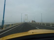 OCT 18 road trip to Edinburgh,  crossing the Severn 