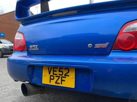 JDM rear Plate