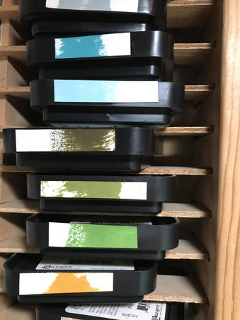 Cassette Tape Holder for Ink Pad Storage. - Splitcoaststampers