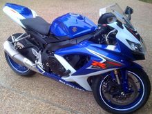 My 2008 GSXR600 w/ New Gel Seat