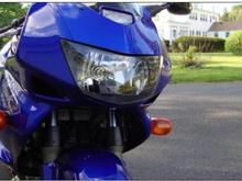 Single headlight, not used to it. My VFR has Two. But you knew that.