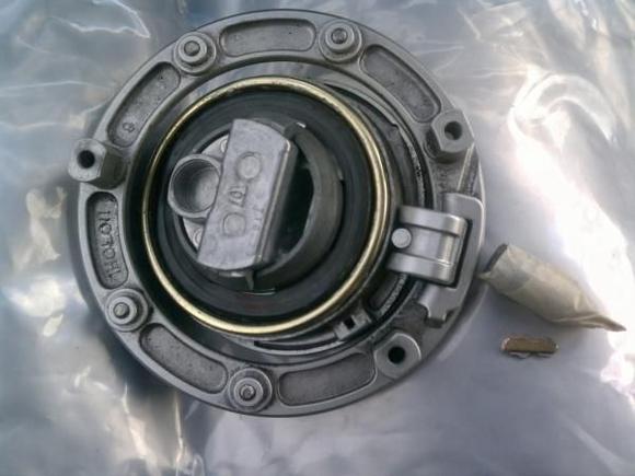 Previous owner broke the key off in the Gas Tank. He never got it fixed.. I unscrewed the whole cap, and got the key and cylinder removed by a locksmith. Getting a new key made.. in the meantime I have an on/off switch rigged