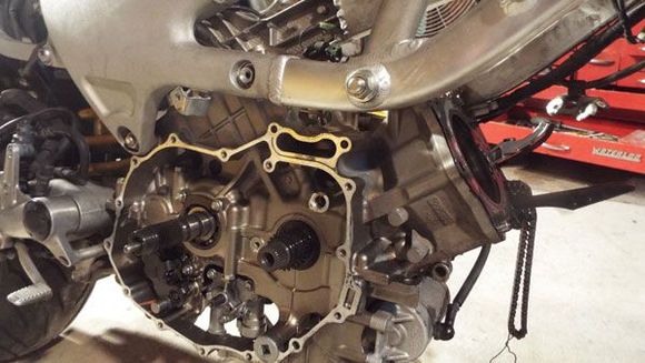 The VTR engine is getting bare.