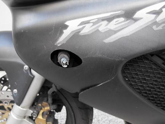 broken indicator/fairing