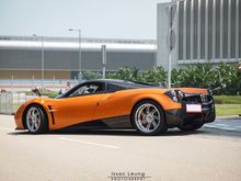 Orange Huayra in Hong Kong by i-Sac Leung