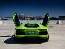Danny Hsu took amazing shots of this stunning Verde Ithaca Lamborghini Aventador in Virginia. What a marvelous color.