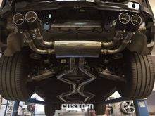 BMW F85 X5M x Fi Exhaust – other side.
