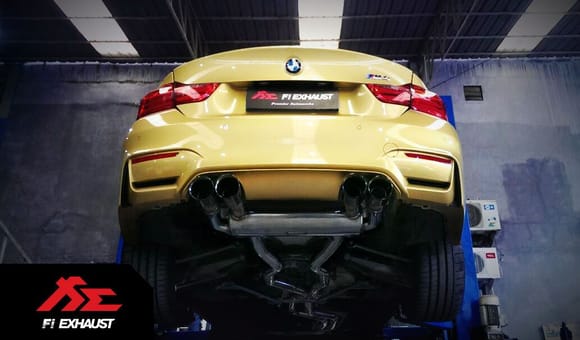 BMW F82 M4 Stock Exhaust System