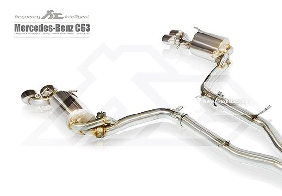 Fi Exhaust for Mercedes-Benz W204 C63 - Valvetronic Muffler.