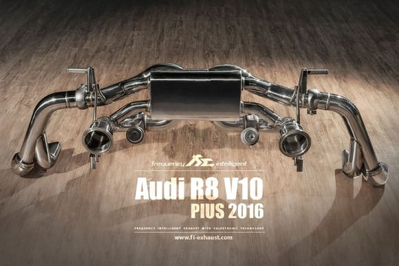 Audi R8 V10 Plus 2016 – Full Exhaust System.
