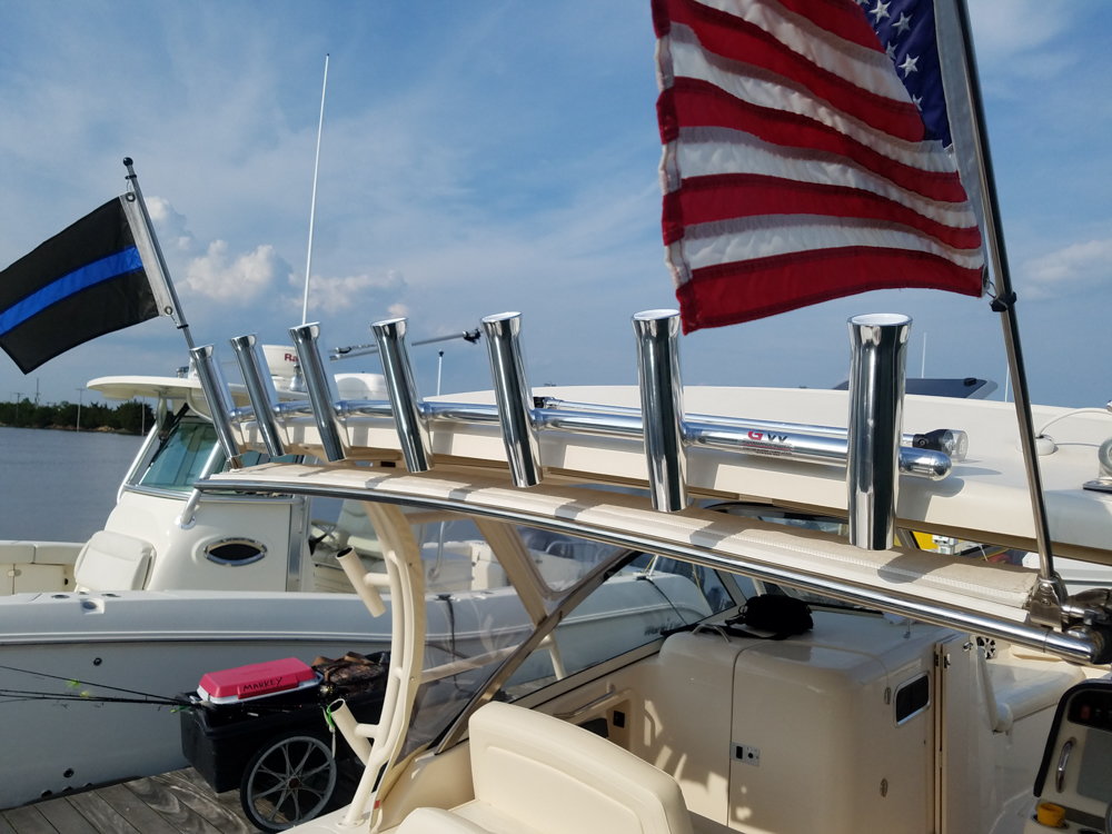 SOLD SOLD!!!!! Adjustable Rocket Launcher (Rod Holder) for Boat - The Hull  Truth - Boating and Fishing Forum