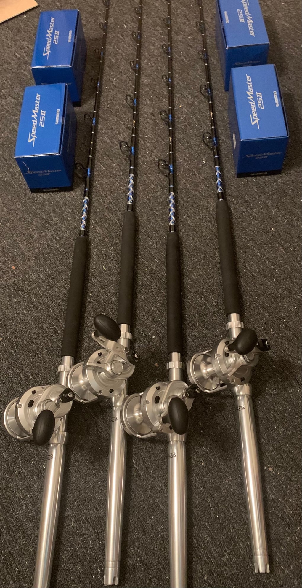 NEW. FS (6) SPEEDMASTER 25's on CONLEY YOUNG GUN RODS 20-40 TROLLING/TUNA -  The Hull Truth - Boating and Fishing Forum