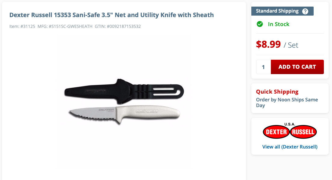 Knife Ahoy! what's the best salt water knife to carry on a boat. 