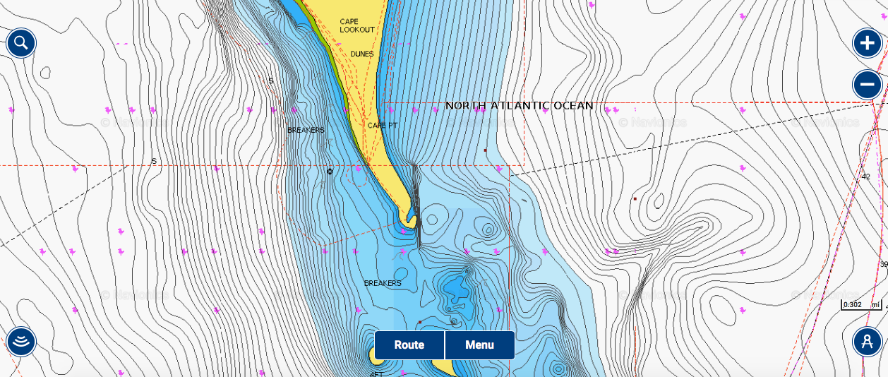 Atlantic Mapping GPS Chart Lake Maps (North Carolina)