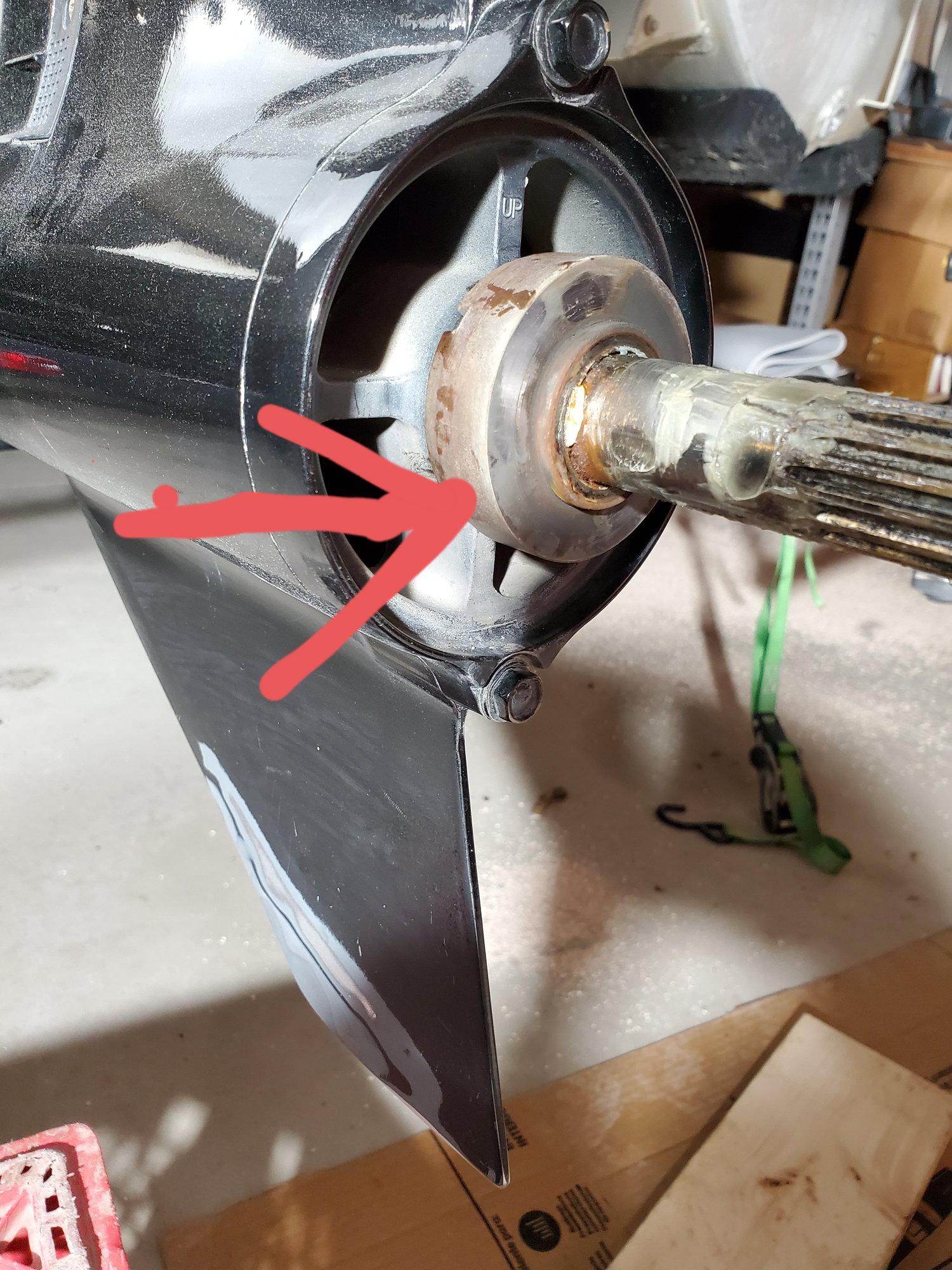 Removing fishing line from Suzuki outboard - The Hull Truth - Boating and  Fishing Forum