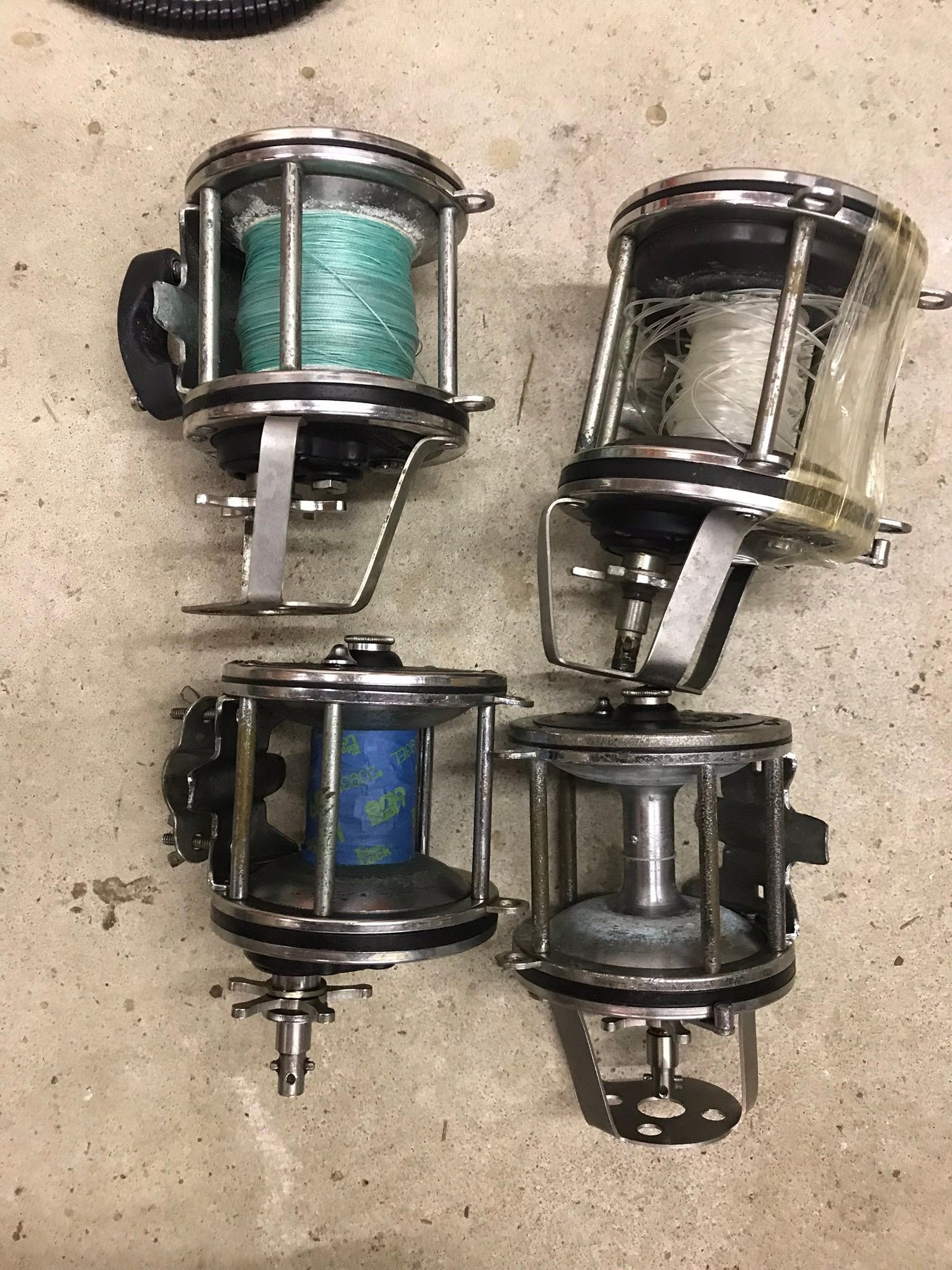 Penn Senator reels w Precision Auto Reel mounting kits The Hull Truth