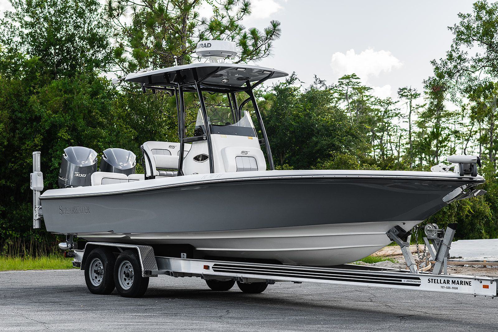 2019 Shearwater Carolina Flare 27 center console twin 300's The Hull