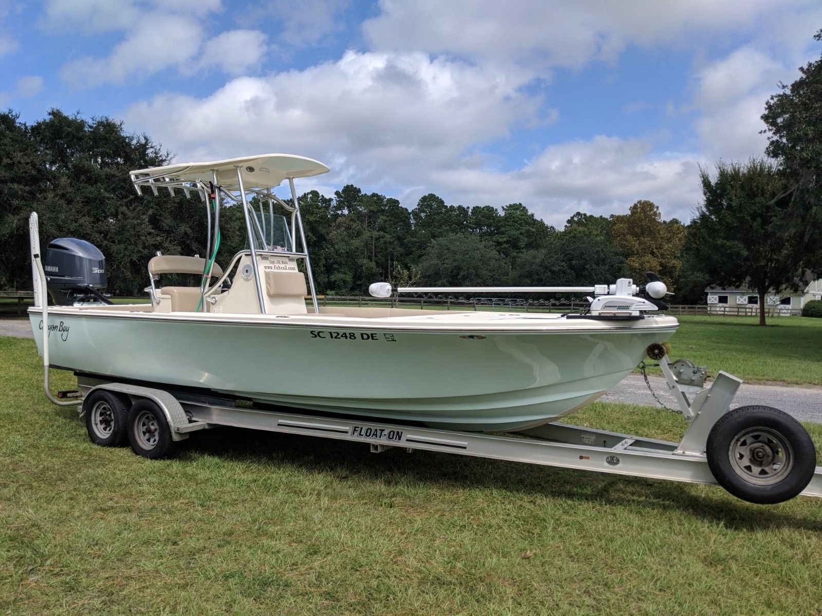 SOLD 2016 Canyon Bay 2400 for sale with or without engine Charleston