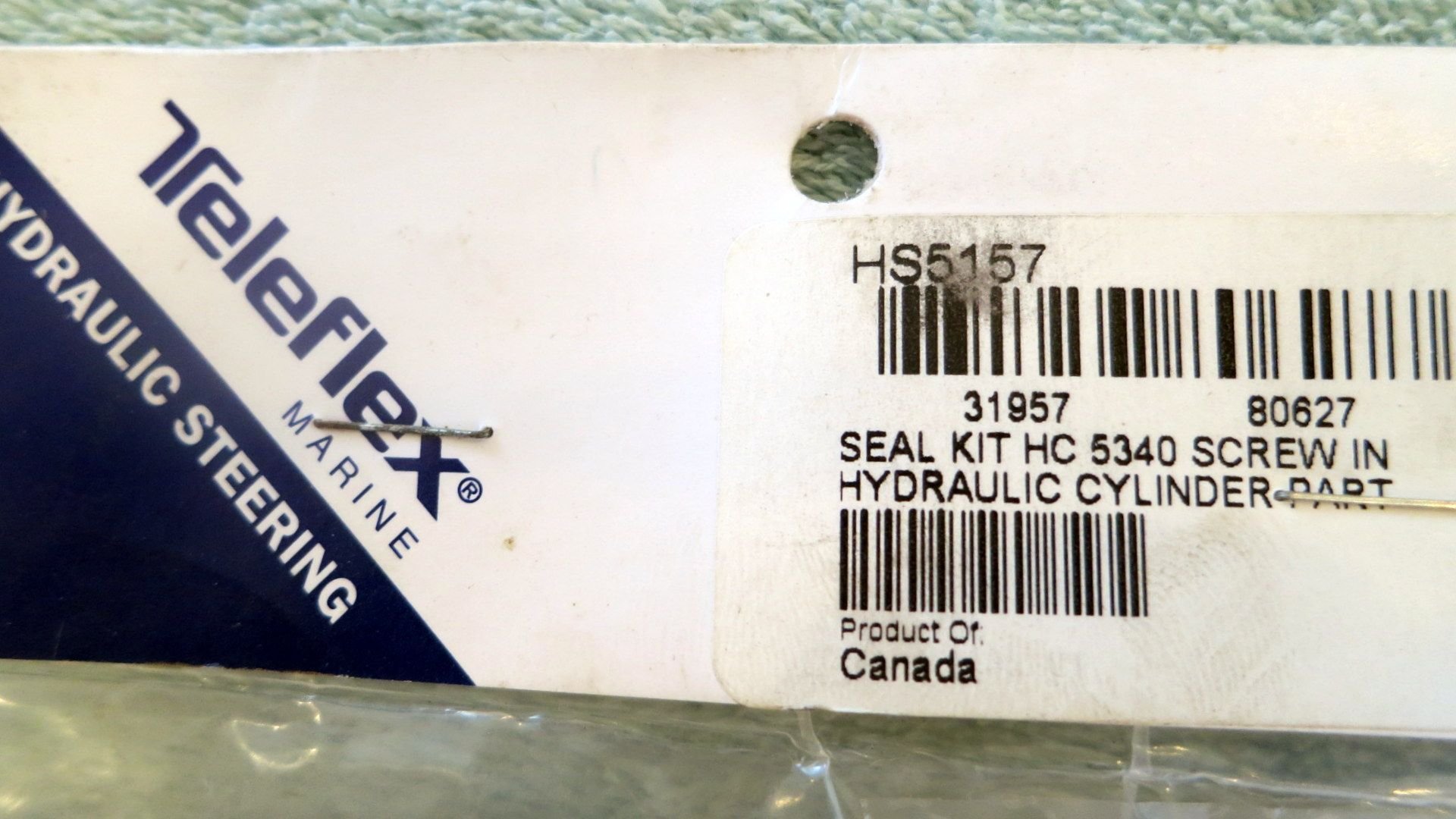 SOLD SeaStar / TeleFlex Hydraulic Outboard Steering Seal Kit SOLD