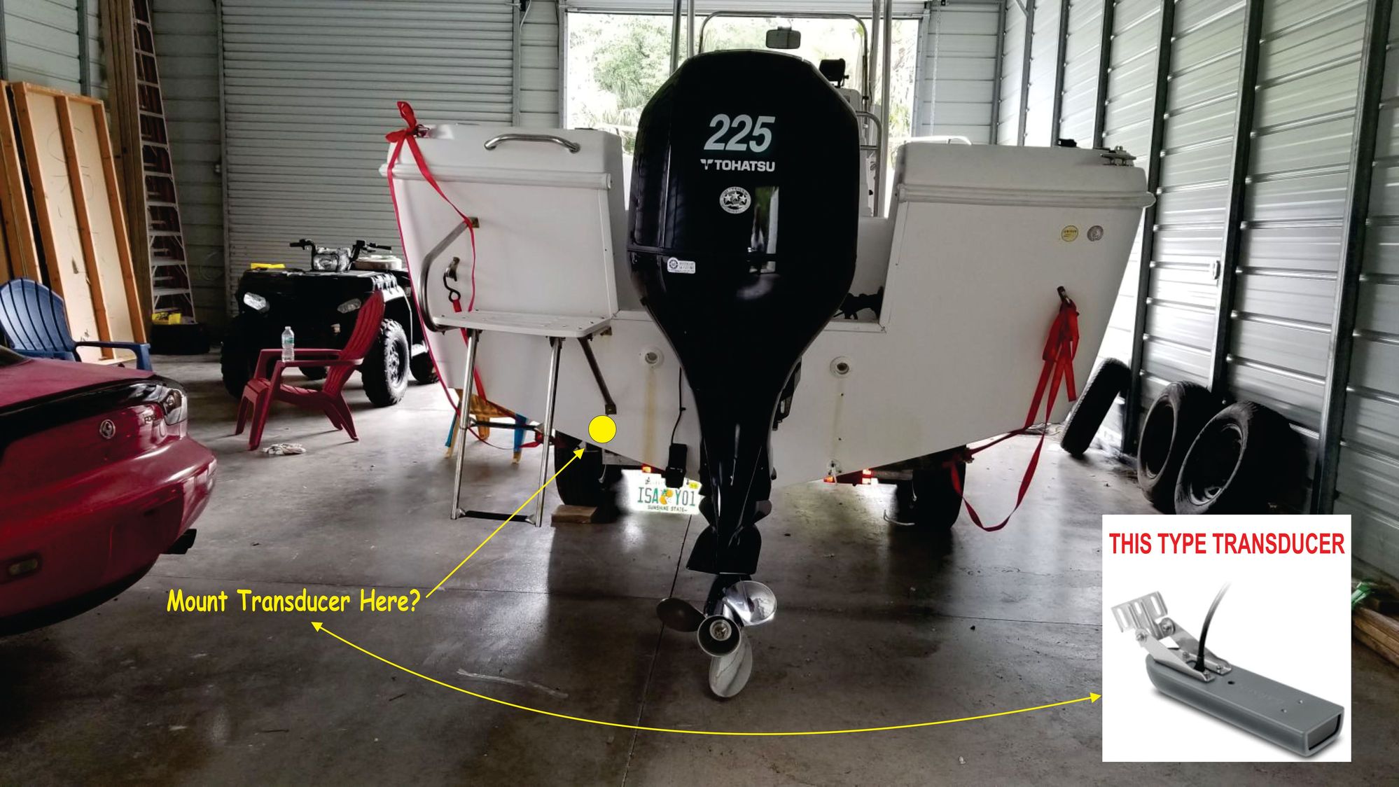 Transducer Placement w/ Outboard & Trim Tabs The Hull Truth Boating