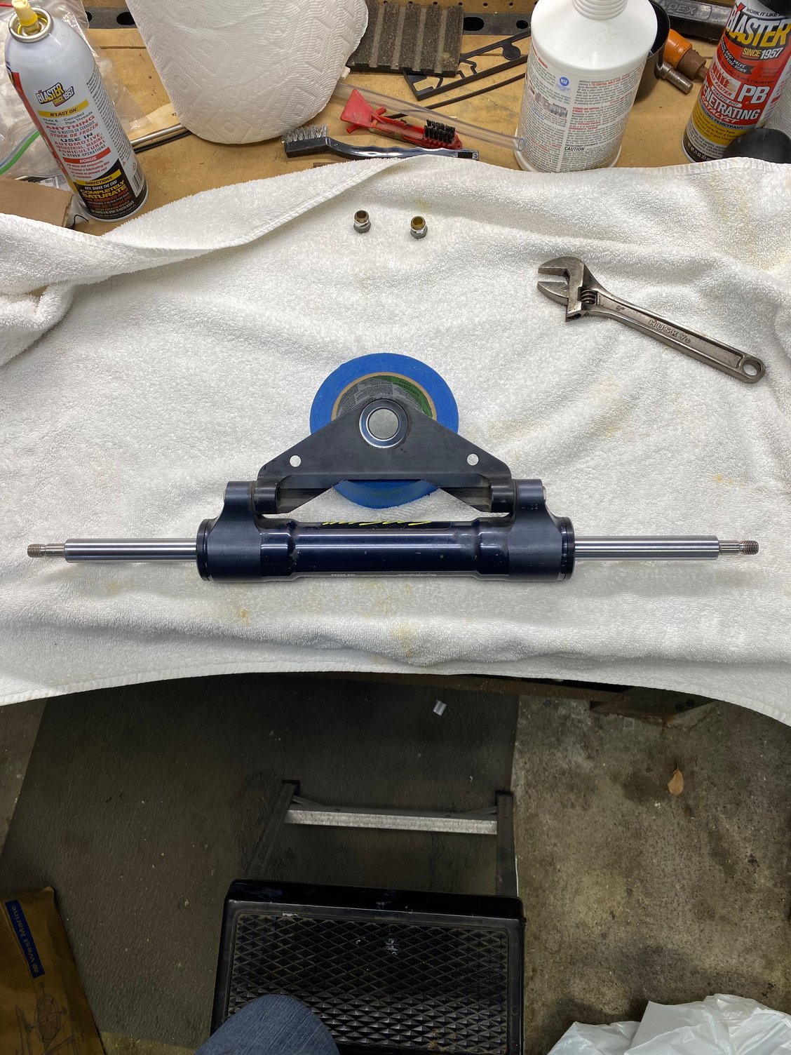 Two SeaStar HC5345 Steering Cylinders One HH5271 1.7 Helm All Clean But