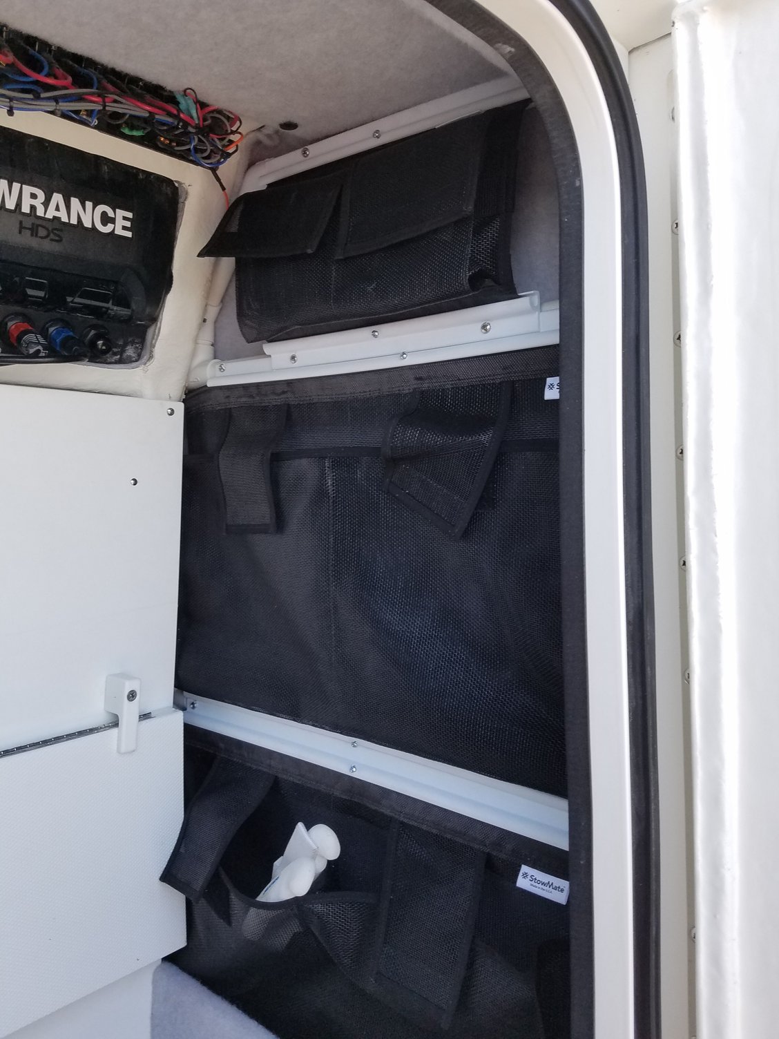 Storage inside center console organizer DIY The Hull Truth Boating