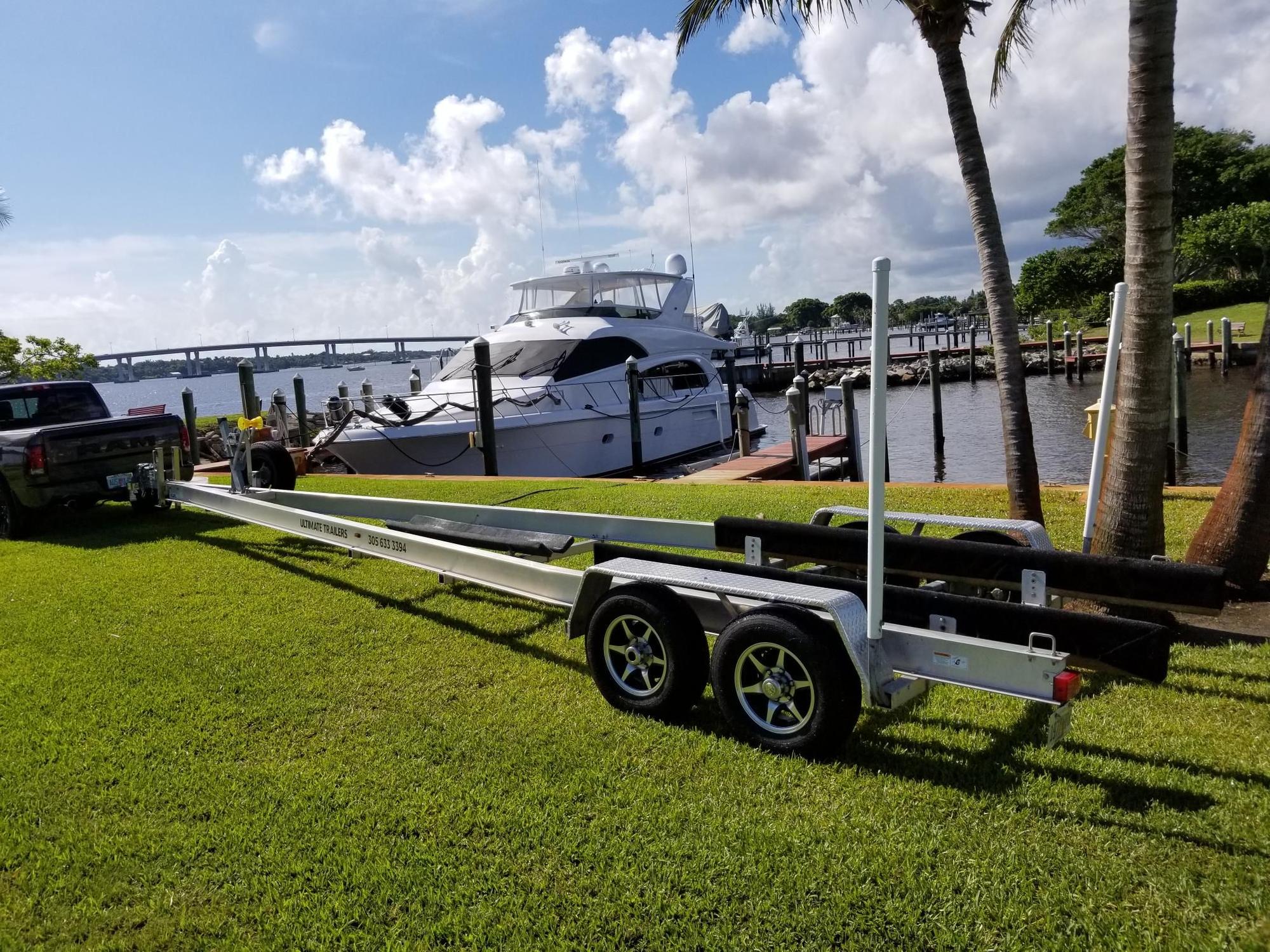 SOLD Ultimate U32 Dual Axle Boat Trailer. 10,400 lb capacity. Many