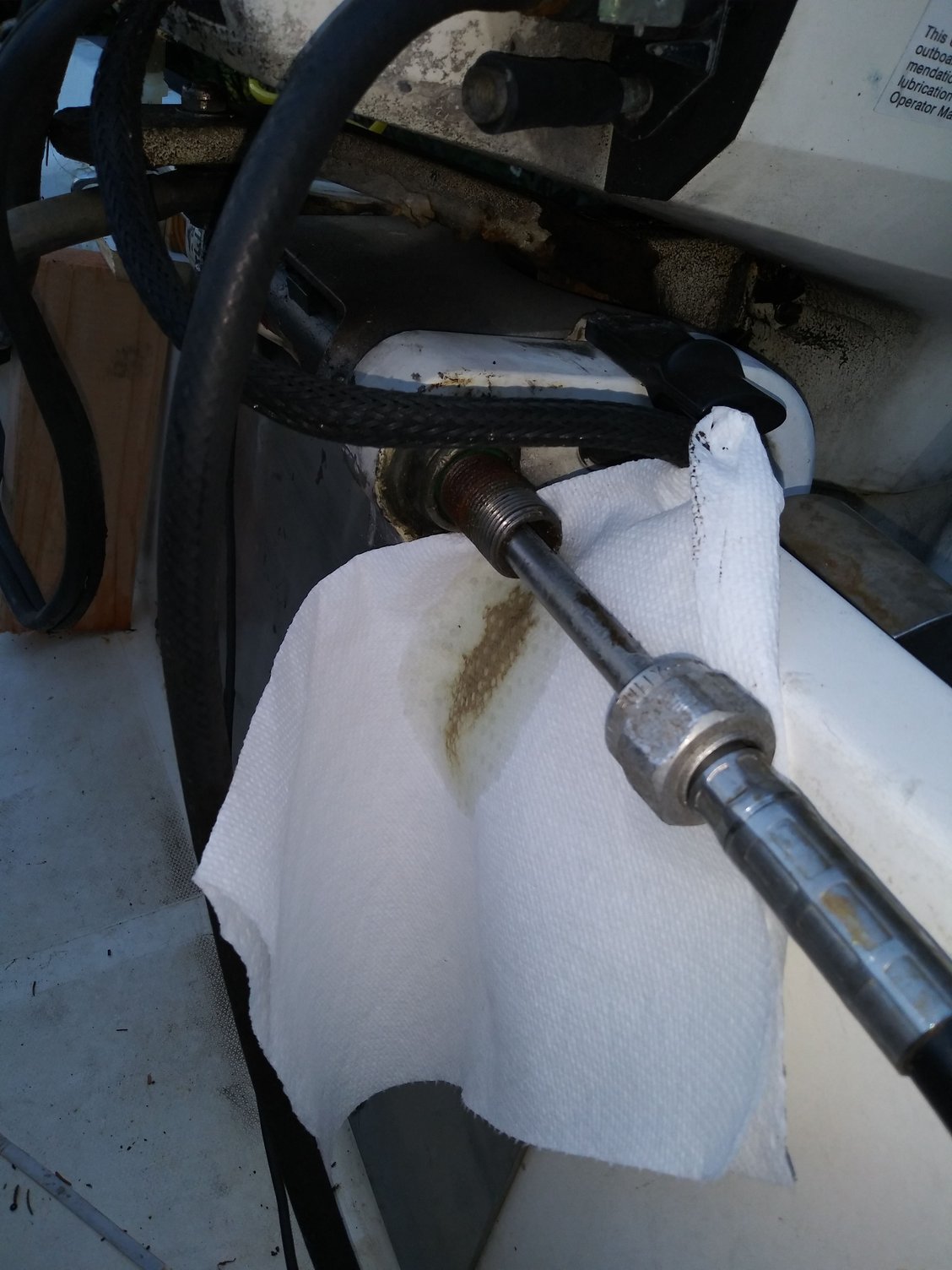 Steering Cable Seized in Tilt Tube Page 2 The Hull Truth Boating