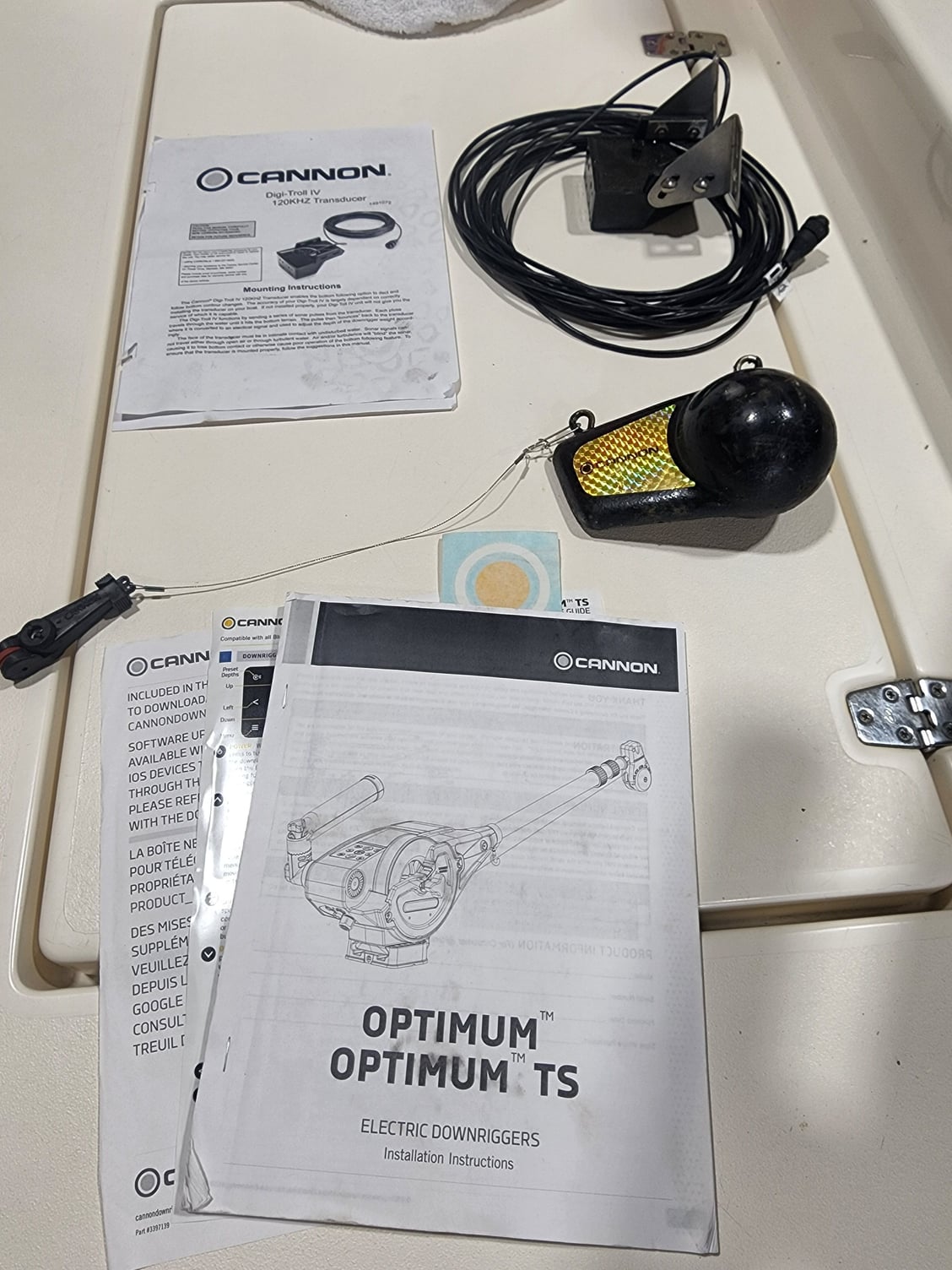 Cannon Optimum 10 Bt Electric Downrigger - The Hull Truth - Boating and  Fishing Forum
