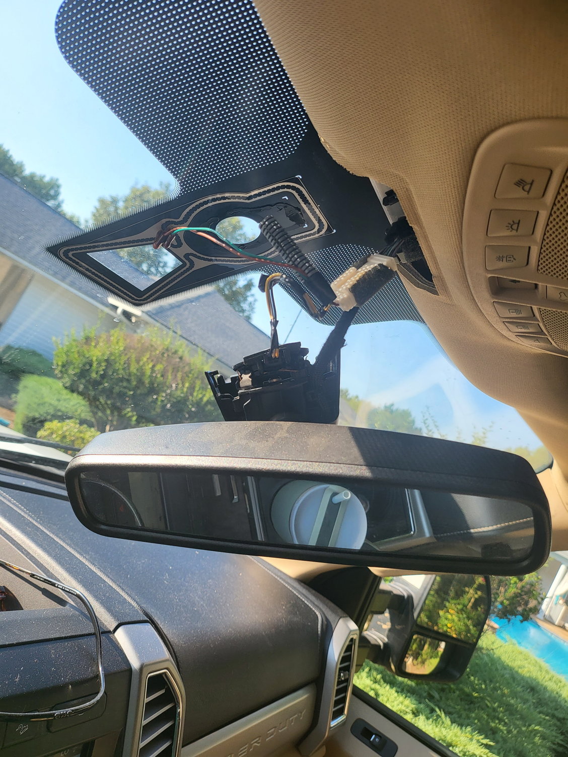 Rear view mirror repair question - The Hull Truth - Boating and