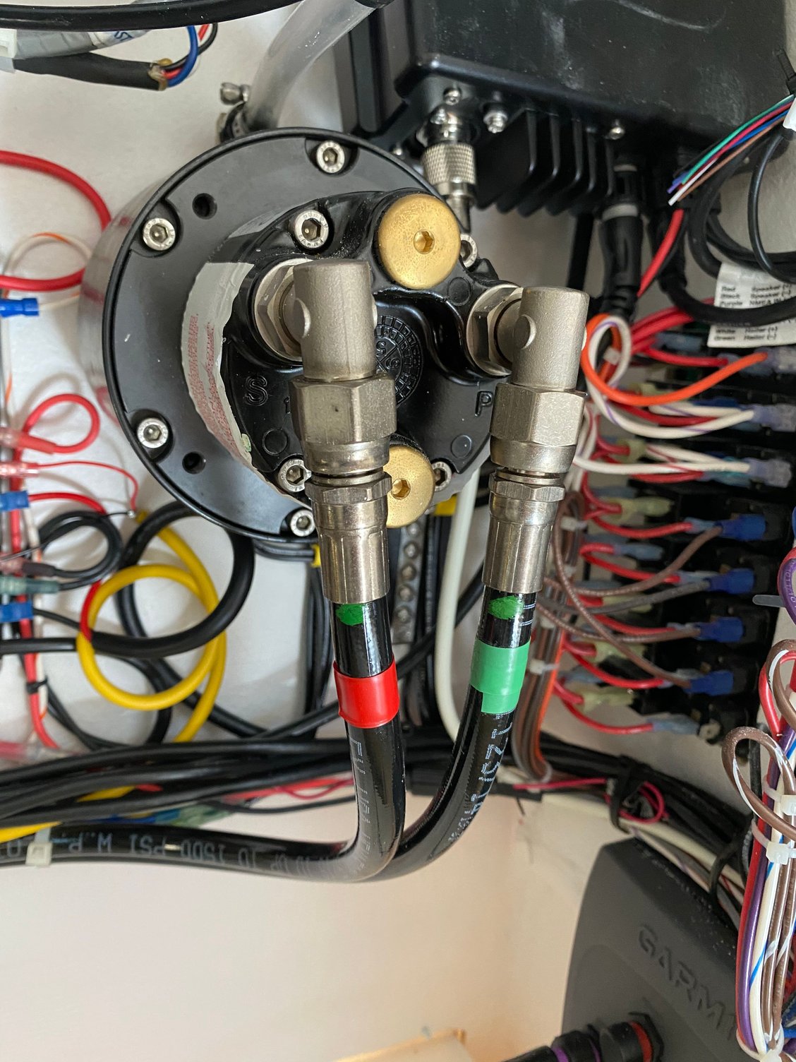 Sourcing Garmin Auto pilot custom length hoses and fittings The Hull