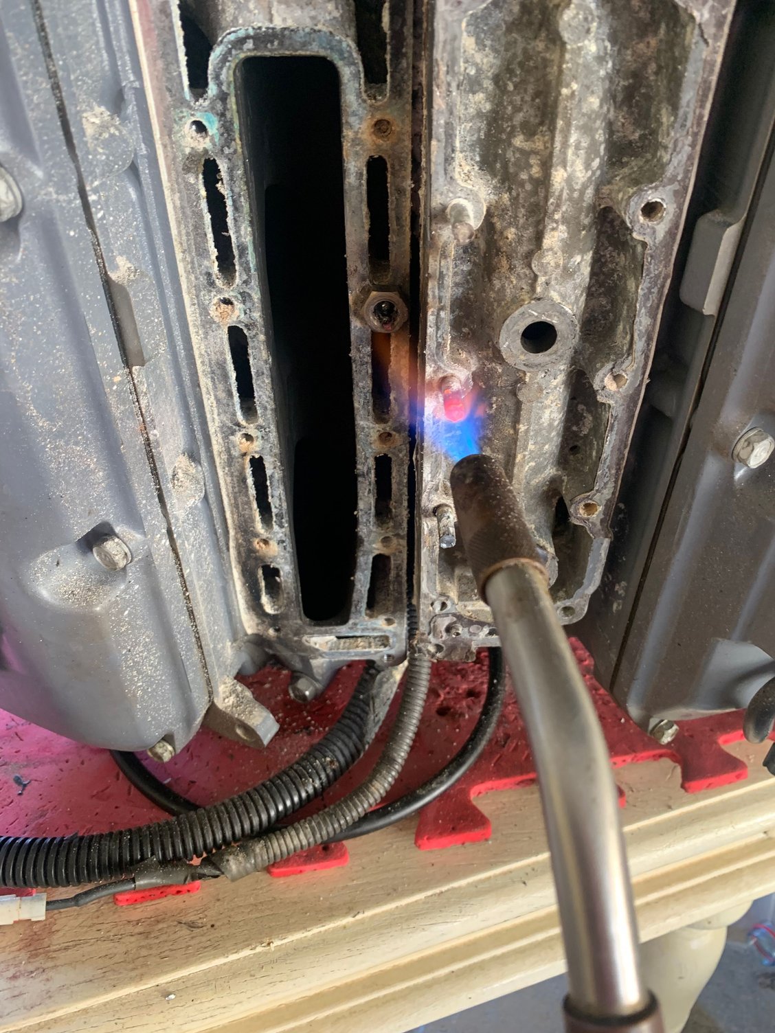 Stuck Yamaha F250 exhaust cover plate bolts The Hull Truth Boating and Fishing Forum