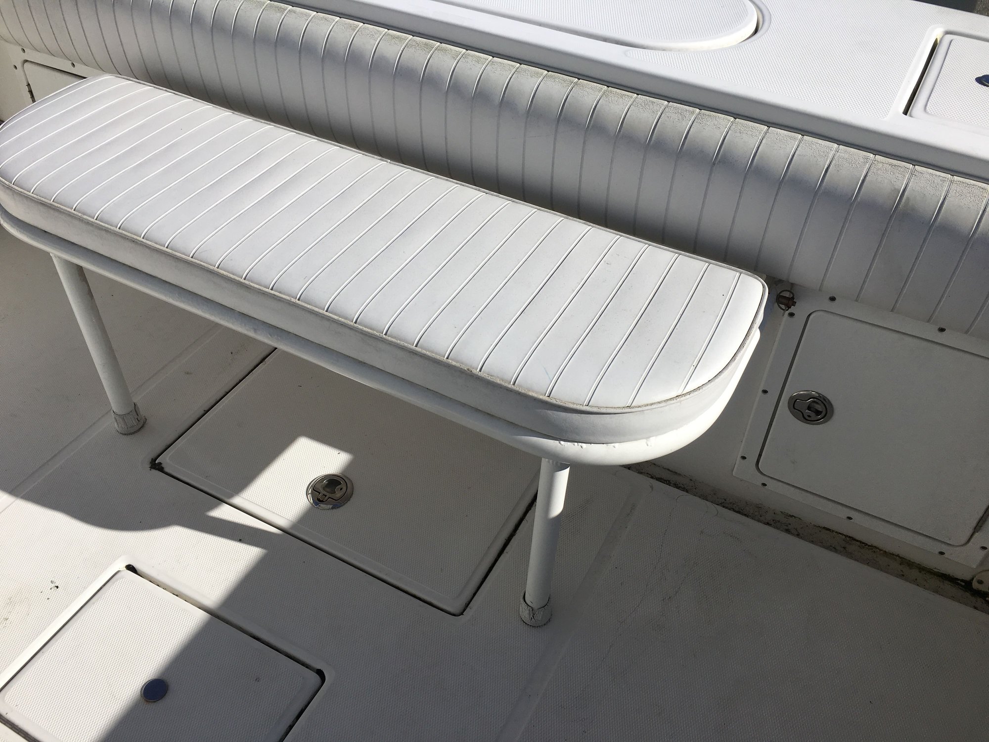 WTB folding rear bench seat for Regulator 26 The Hull Truth Boating