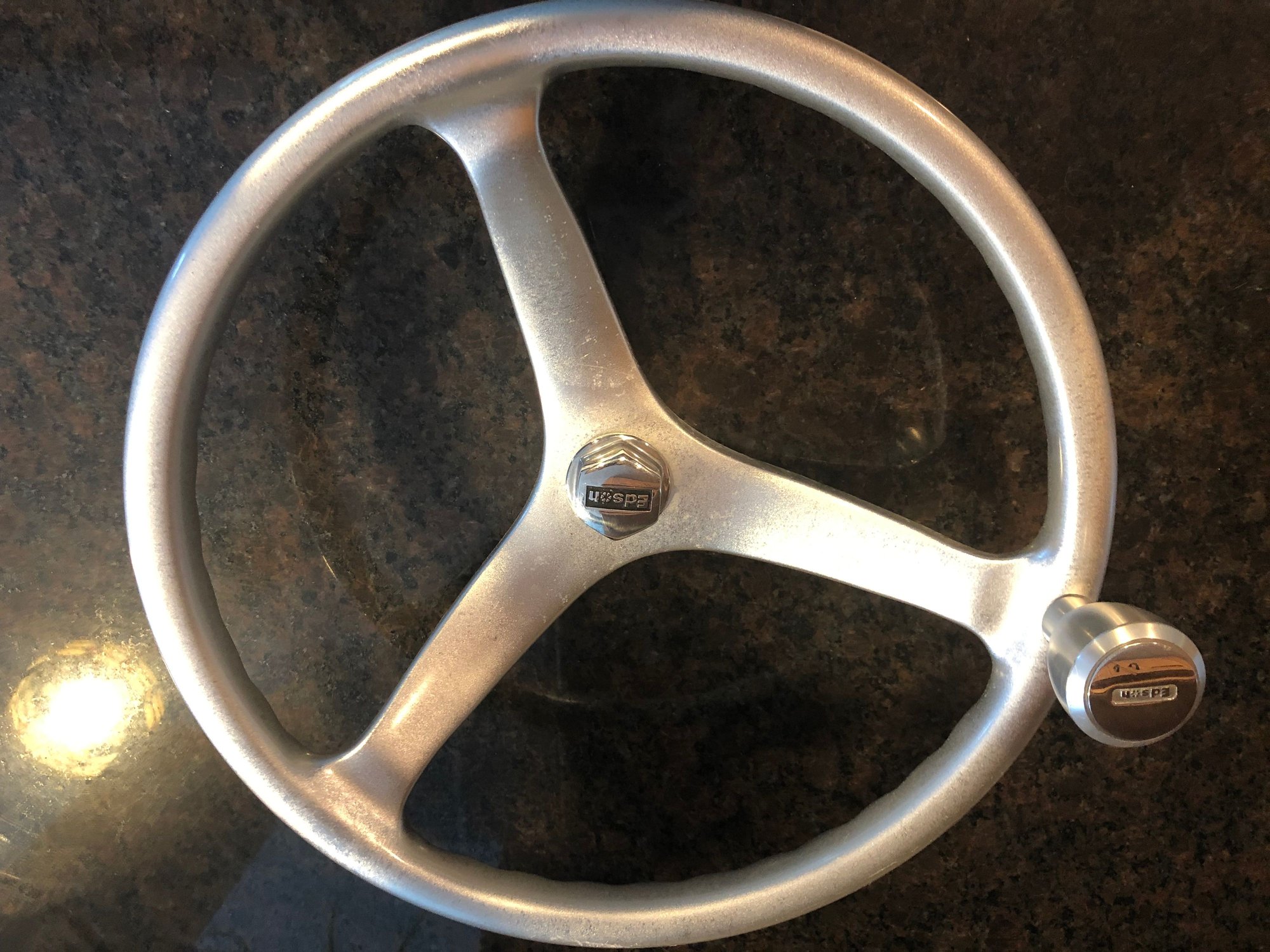 Sold. Edson steering wheel for sale The Hull Truth Boating and