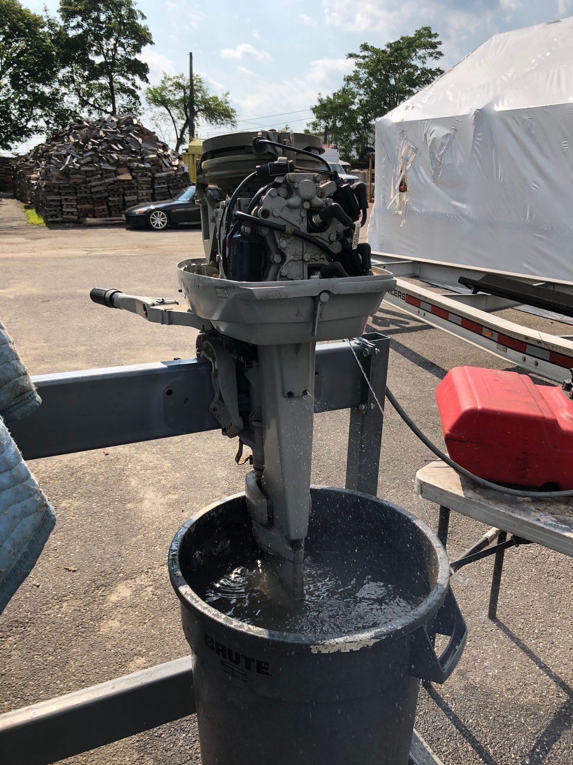 FS 1984 Johnson 25 hp tiller handle The Hull Truth Boating and