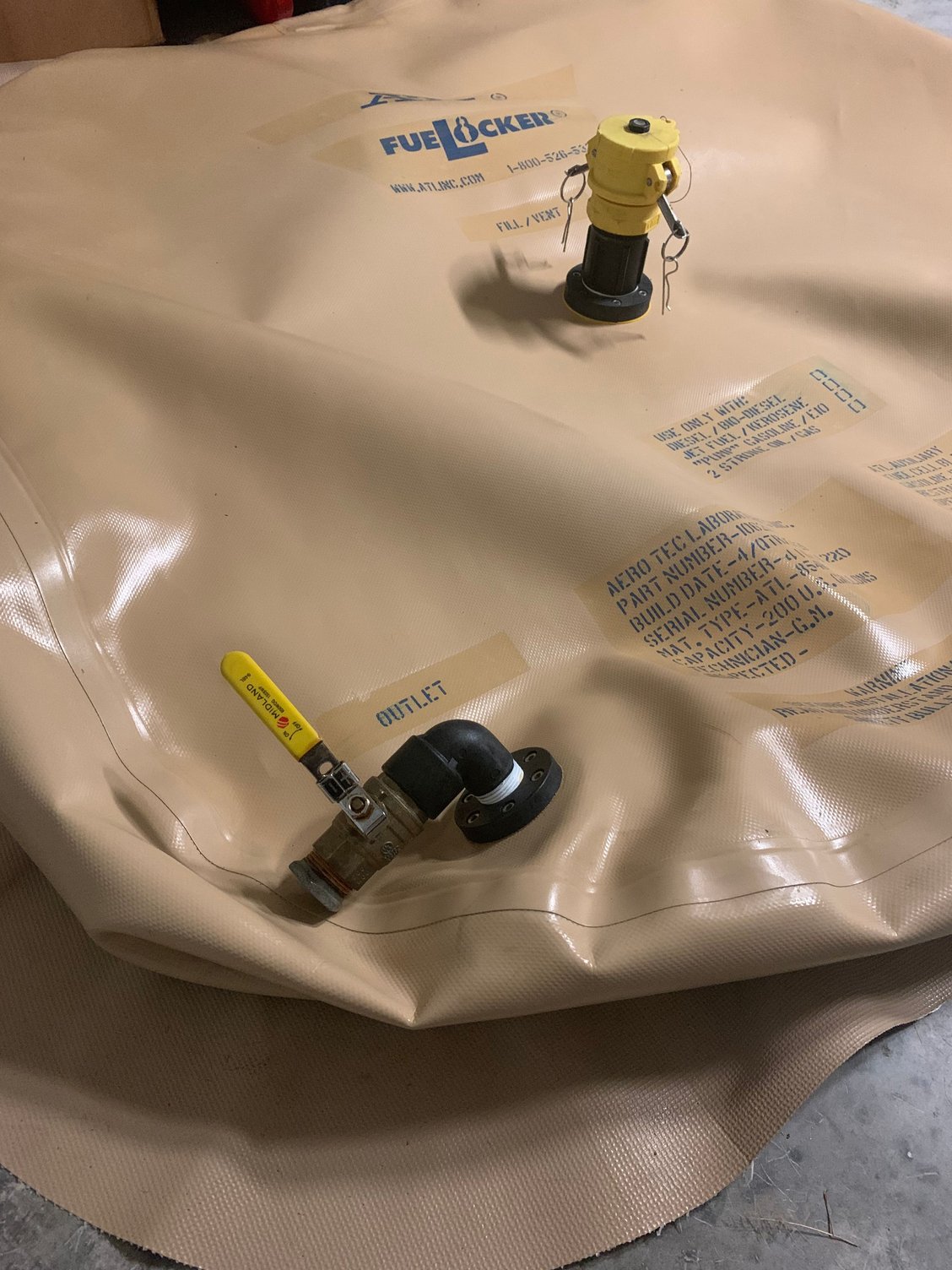 200 Gallon ATL Fuel Bladder The Hull Truth Boating and Fishing Forum