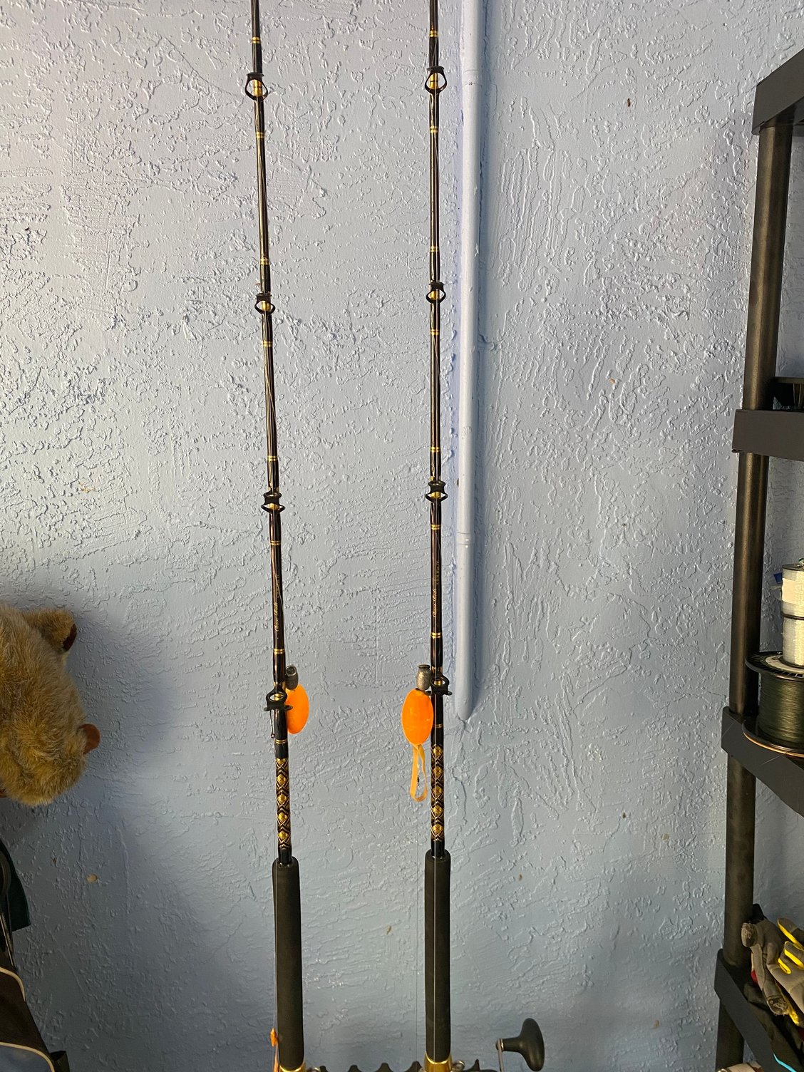 2 Custom Kite Rods and Penn International 2 Speed Reel Combo Available