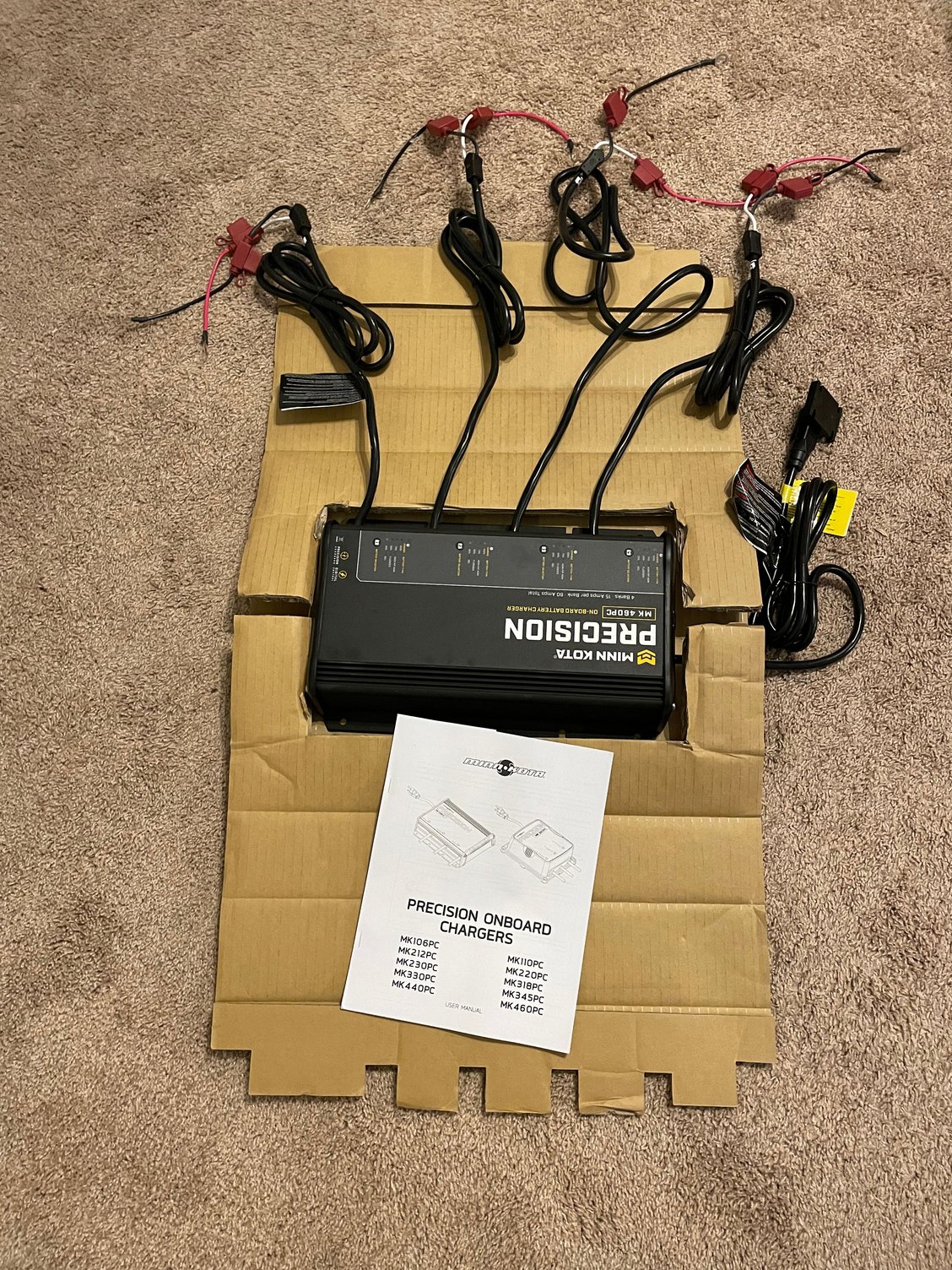 Minn Kota OnBoard 4 bank battery charger 350 The Hull Truth