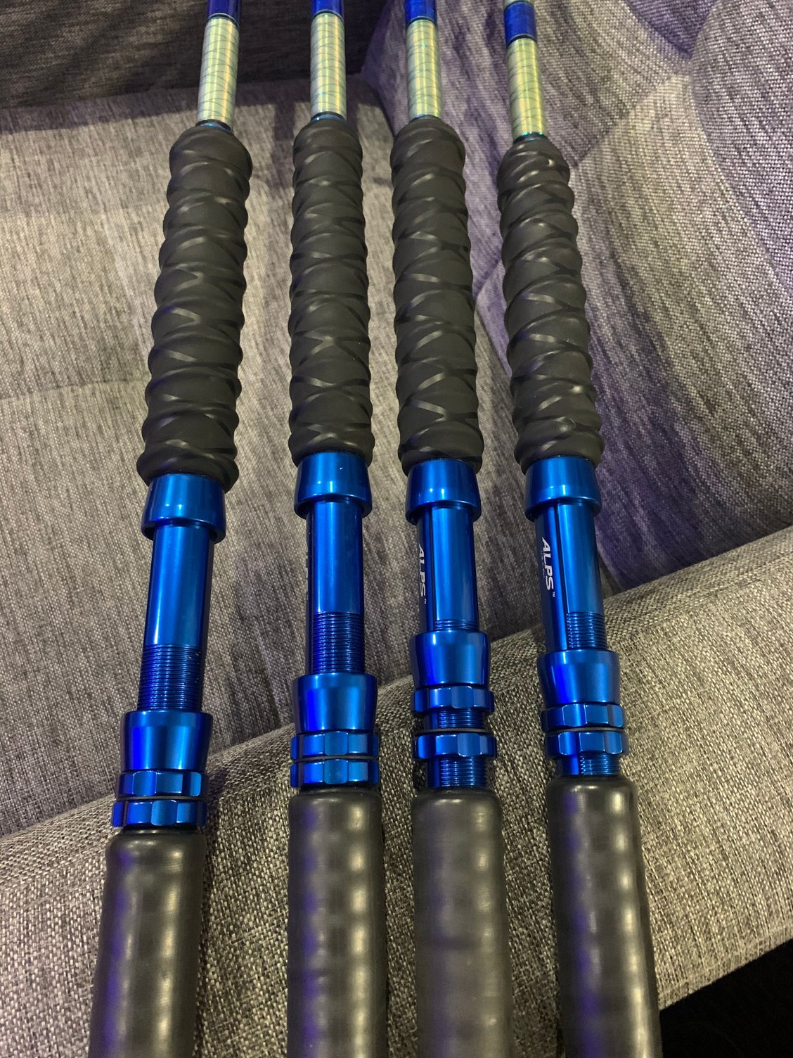 Inshore and offshore rods - 4 custom/matching tuna rods - The Hull ...