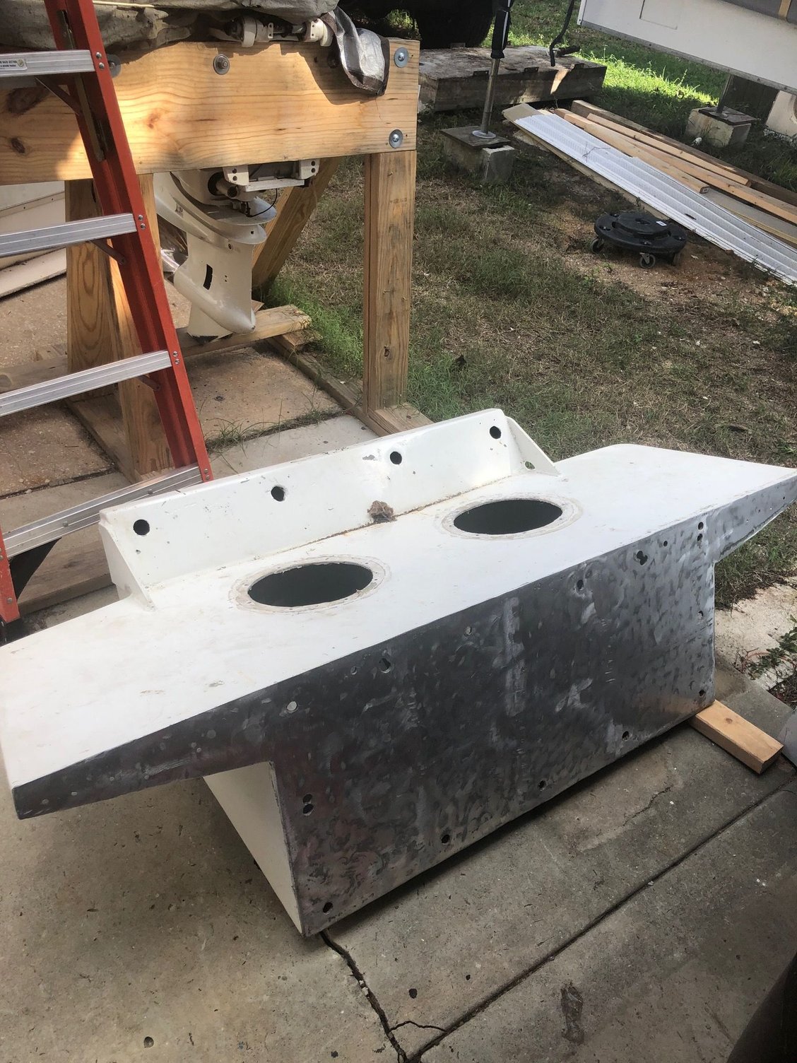 Aluminum Twin Outboard Bracket The Hull Truth Boating and Fishing Forum