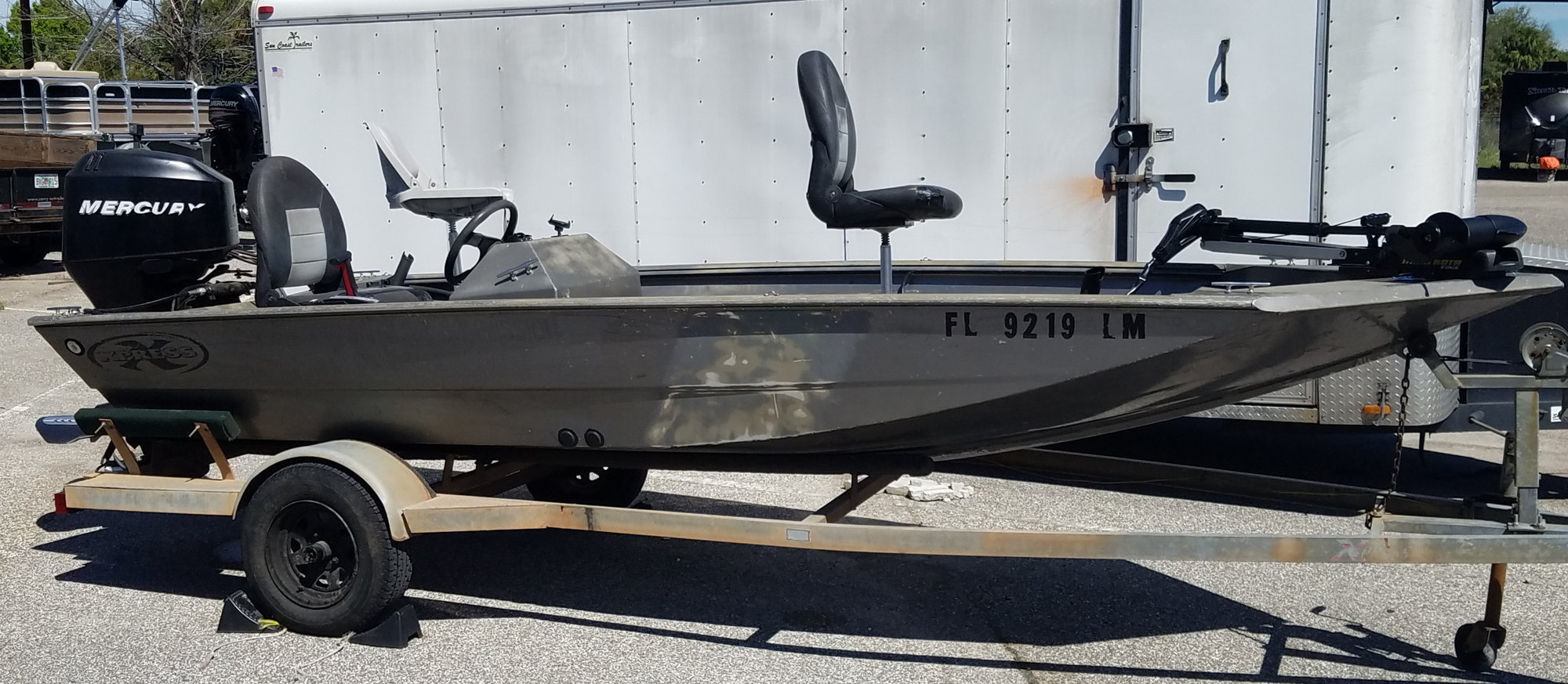 2001 16’ Xpress Alumaweld Bass Boat and trailer 3900 - The Hull Truth