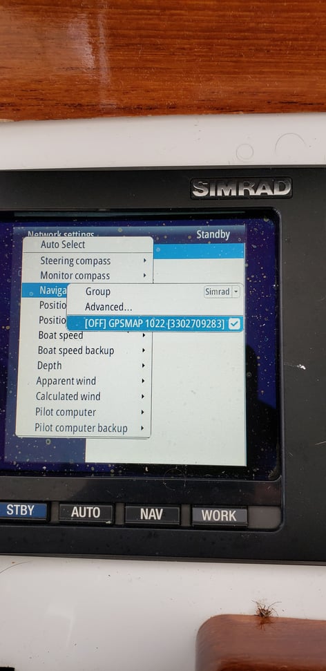 Garmin 8215 not recognized as Nav source by Simrad AP70 - The Hull Truth -  Boating and Fishing Forum