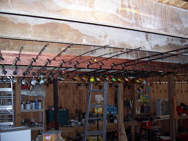 Creative garage rod storage? - The Hull Truth - Boating and Fishing Forum
