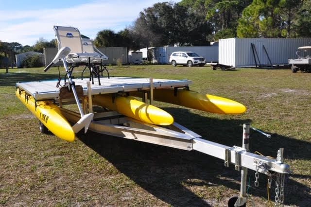 Expandacraft 16' Paddlecat - A modular fishing kayak/pontoon boat! 